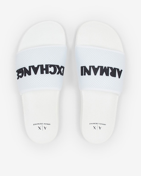 Buy White Flip Flop & Slippers for Men by ARMANI EXCHANGE Online 