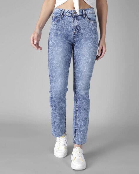 KOTTY Women Lightly Washed Slim Fit Jeans