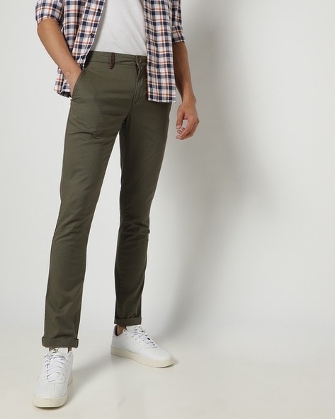 Buy Olive Trousers & Pants for Men by JOHN PLAYERS Online