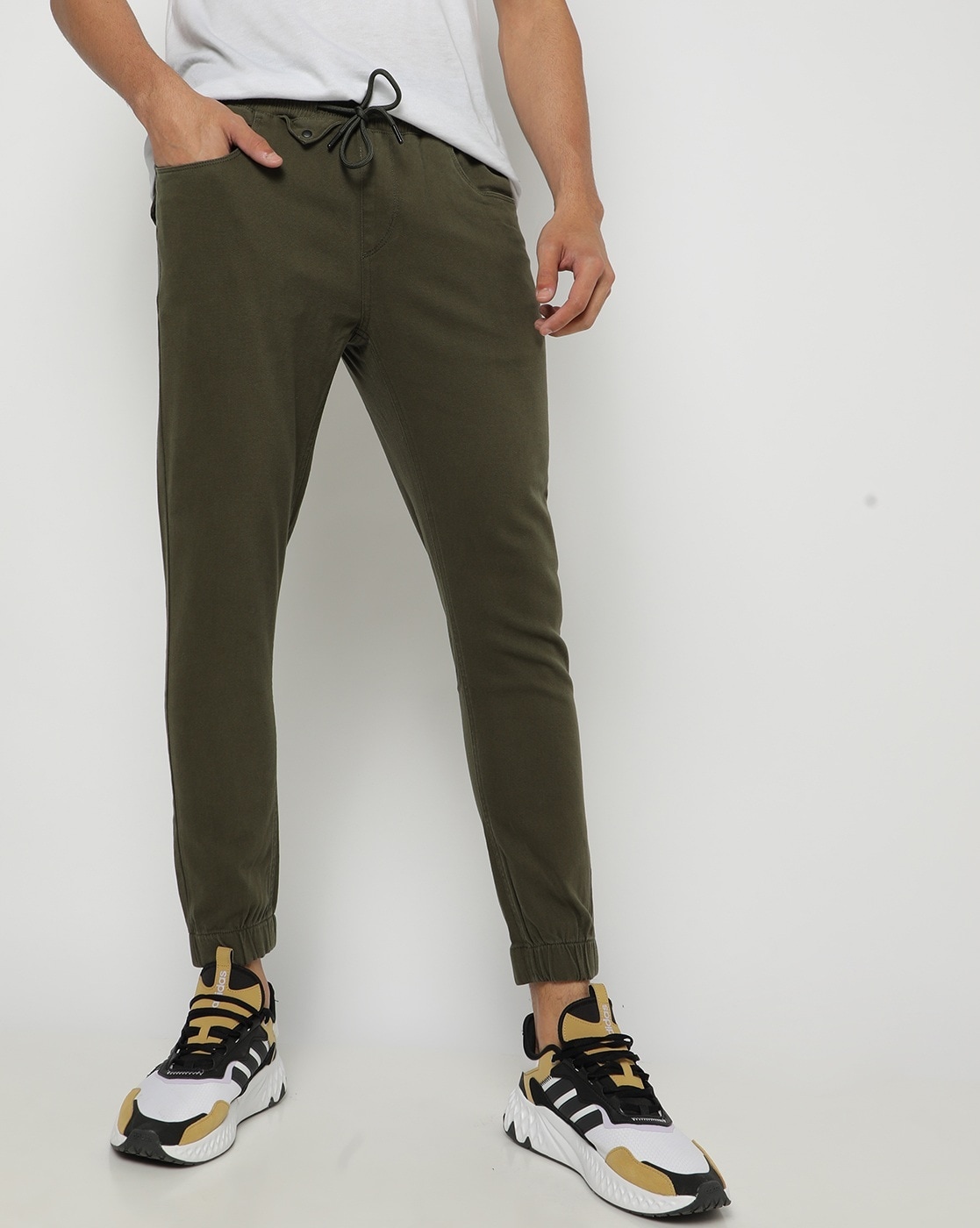 Buy John Players Brown Slim Fit Trousers from top Brands at Best Prices  Online in India  Tata CLiQ
