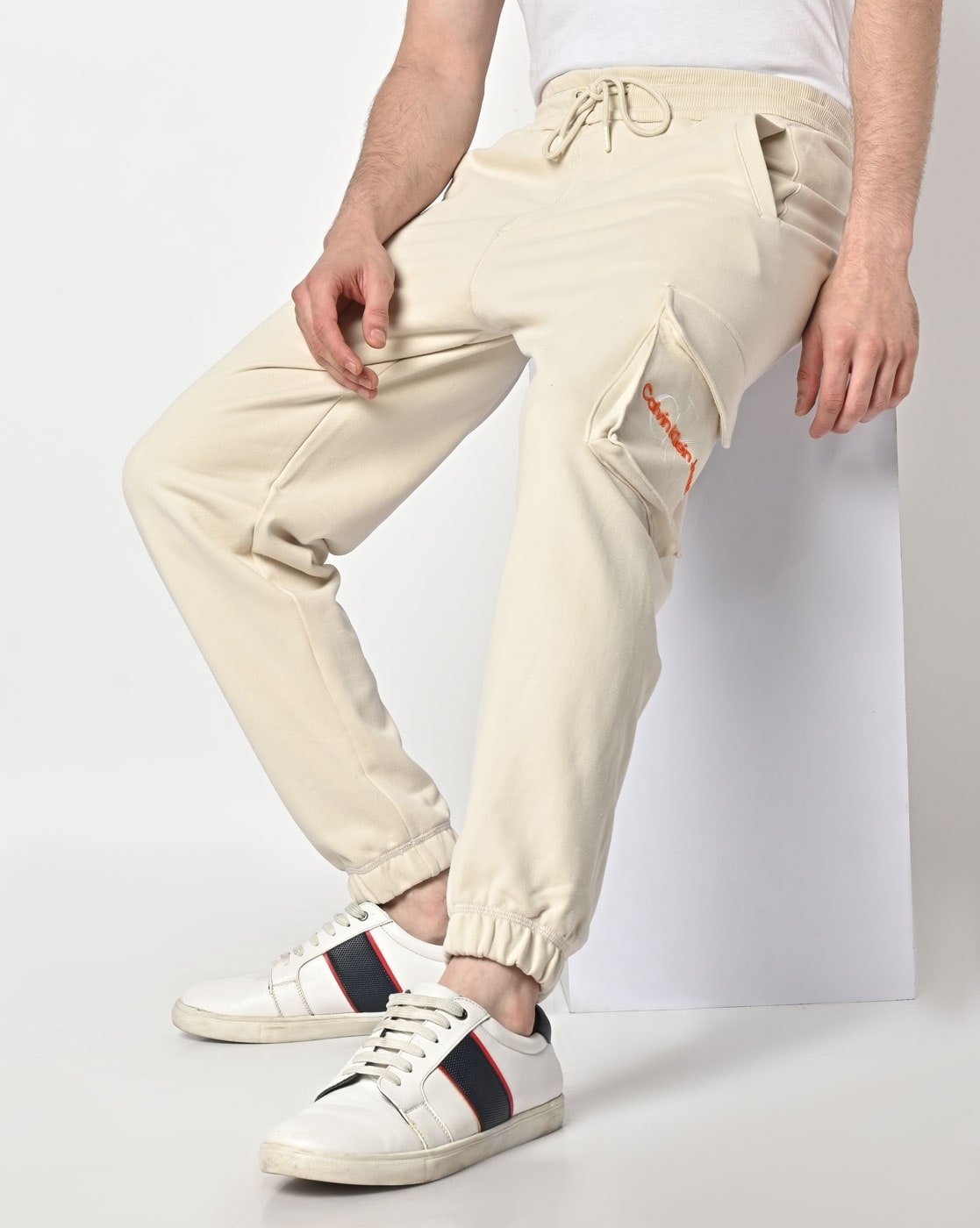 Calvin klein shop cream pants