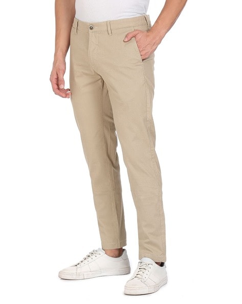 Buy U.S. Polo Assn. Solid Twill Trousers - NNNOW.com