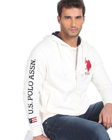 Us polo clearance white sweatshirt