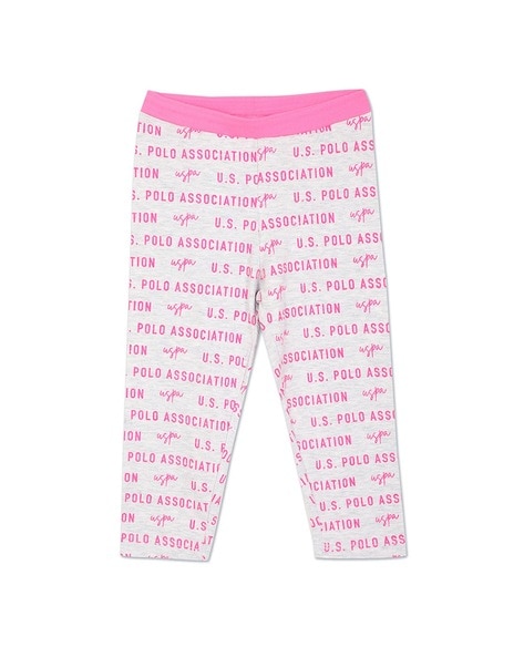 Buy Pink Track Pants for Girls by U.S. Polo Assn. Online | Ajio.com
