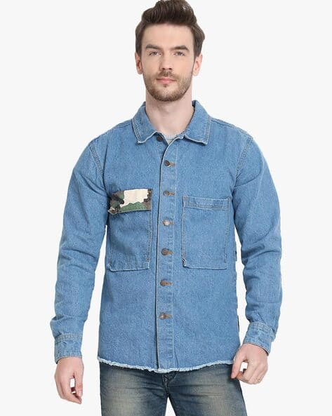 KOTTY Dyed/Washed Full Sleeves Jacket