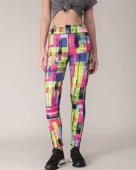 KOTTY Printed High-Rise Sports Leggings