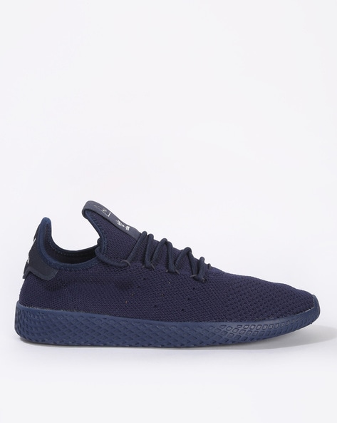 adidas Originals x Pharrell Williams Hu sneakers in navy and off