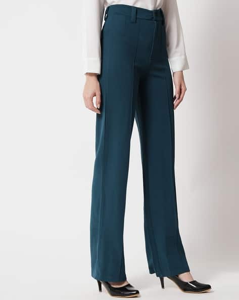 Buy Green Trousers u0026 Pants for Women by KOTTY Online | Ajio.com