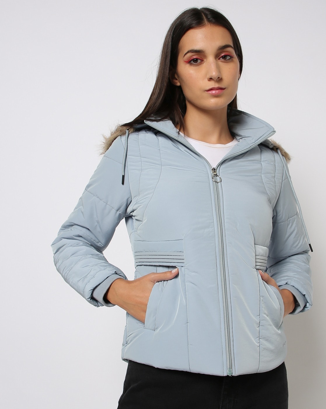 ajio hooded jacket