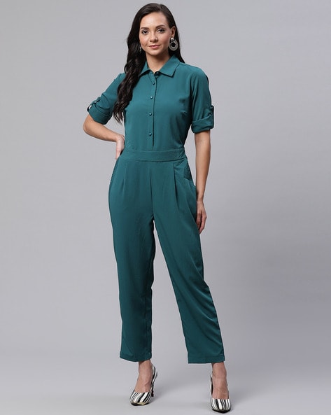 Jumpsuits, Zip Front Jumpsuit