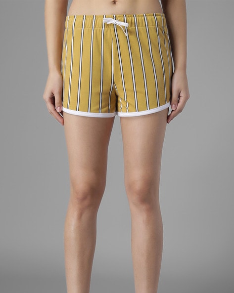 Striped sales hot pants