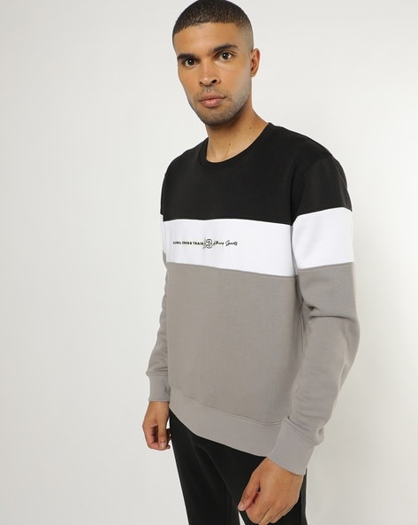 Buy Grey & Black Sweatshirt & Hoodies for Men by ALTHEORY SPORT Online ...