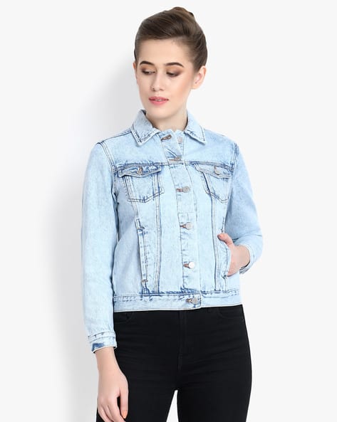 KOTTY Full Sleeves Dyed/Washed Jacket