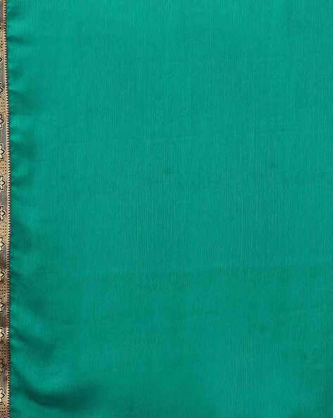 Buy Turquoise Sarees for Women by AARRAH Online