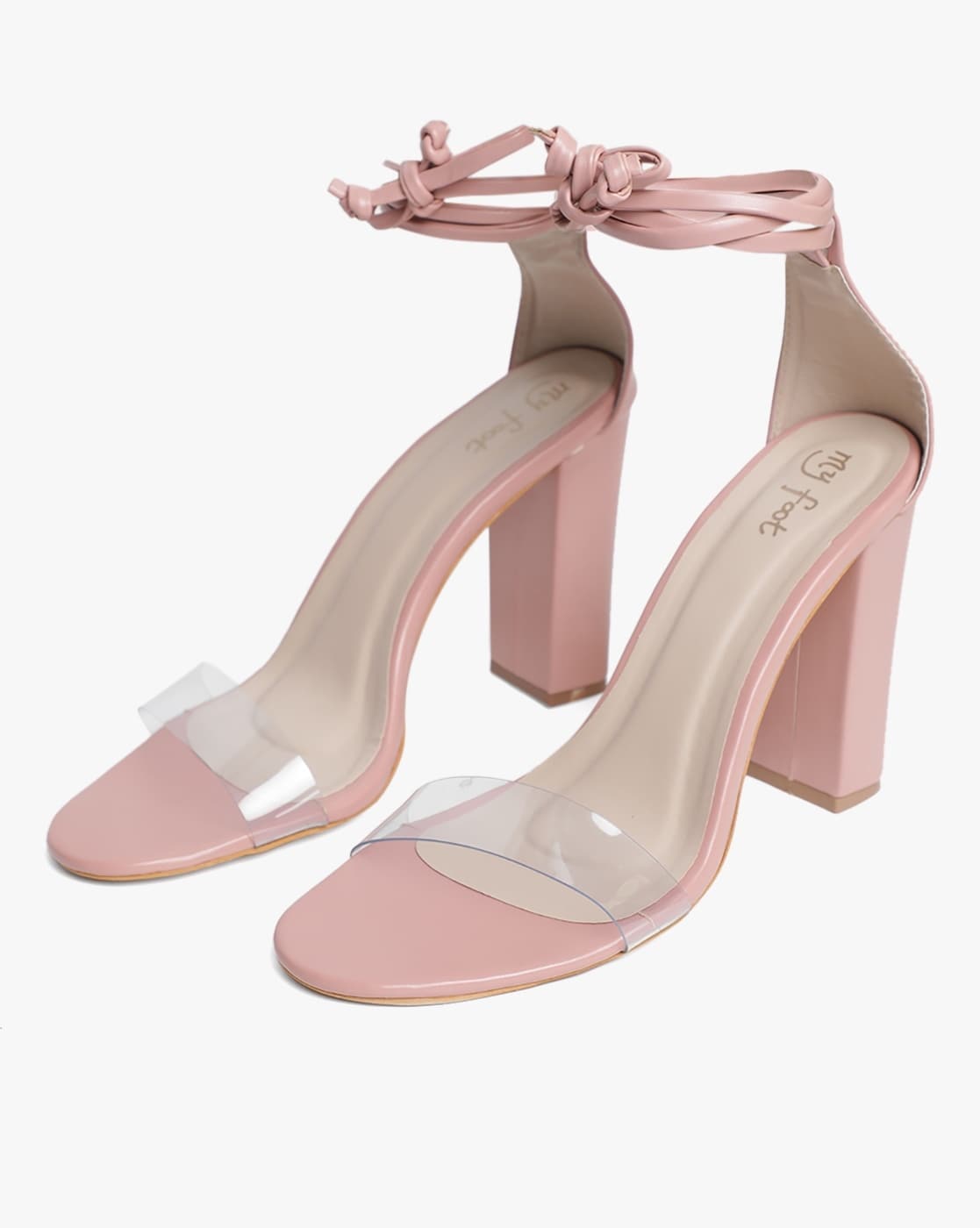 Heels peach hot sale