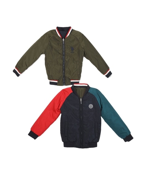 green polo bomber jacket