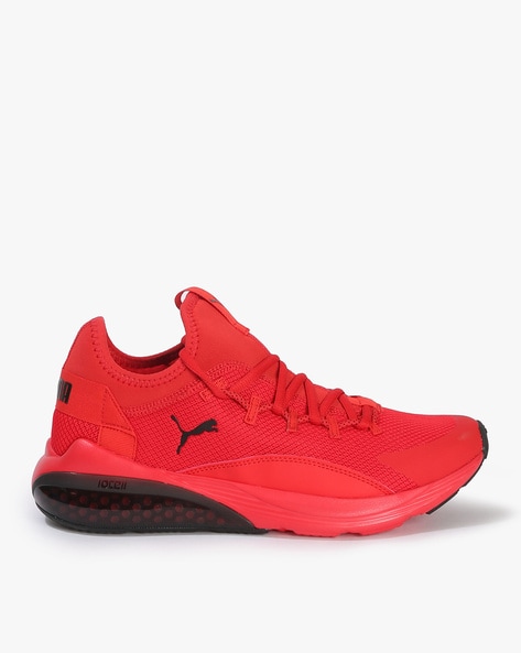 puma tennis shoes red