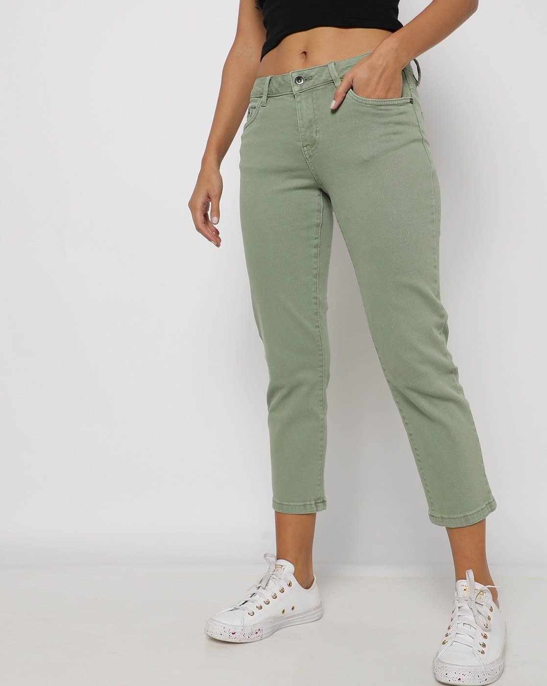 Buy Olive Jeans  Jeggings for Women by DNMX Online  Ajiocom