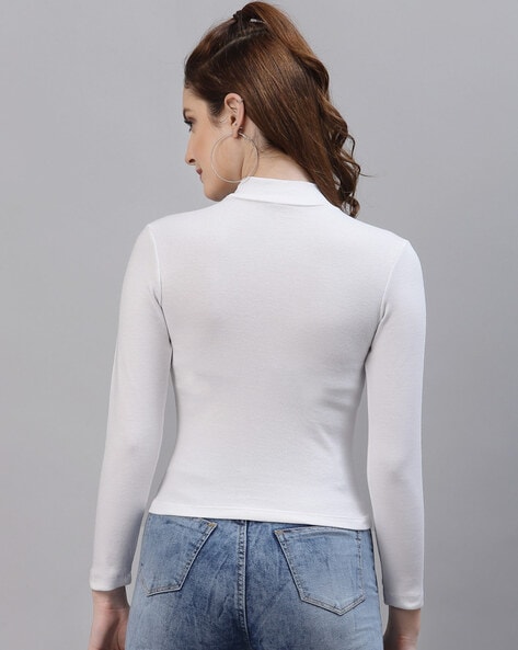 Buy White Tops for Women by FRISKERS Online