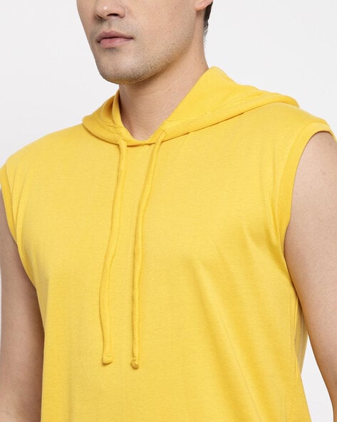 Yellow short sleeve on sale hoodie