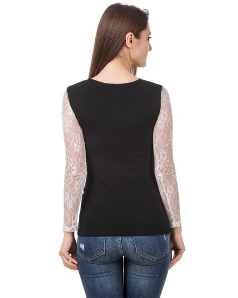 Buy Black Tops for Women by LE BOURGEOIS Online