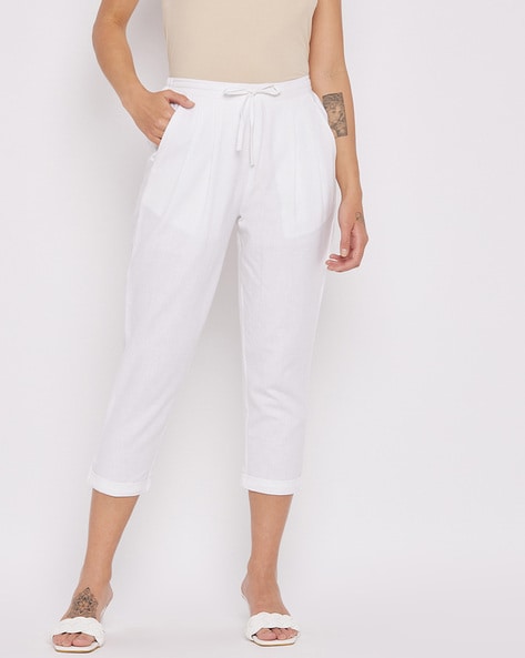 Buy WINERED Solid Relaxed Fit Pants | AJIO
