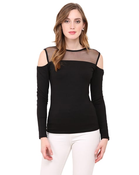 Buy Black Tops for Women by LE BOURGEOIS Online
