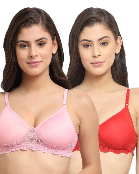 Buy Red & Pink Bras for Women by FRISKERS Online