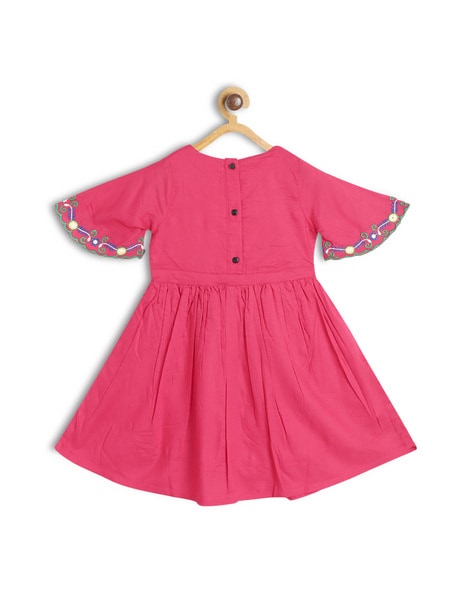 Buy Mirror work kids dresses Online | Designer Kids Clothes | Ethnic Wear –  www.liandli.in