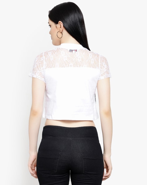 Buy White Tops for Women by LE BOURGEOIS Online