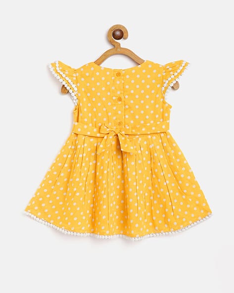 Polka-dot Print A-line Dress