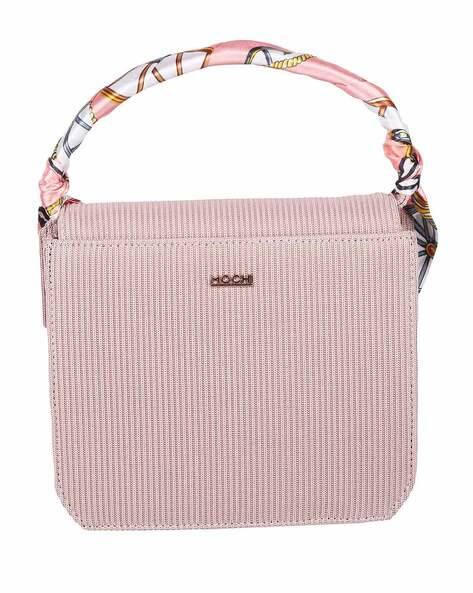 MOCHI Textured Sling Bag with Metal Accent