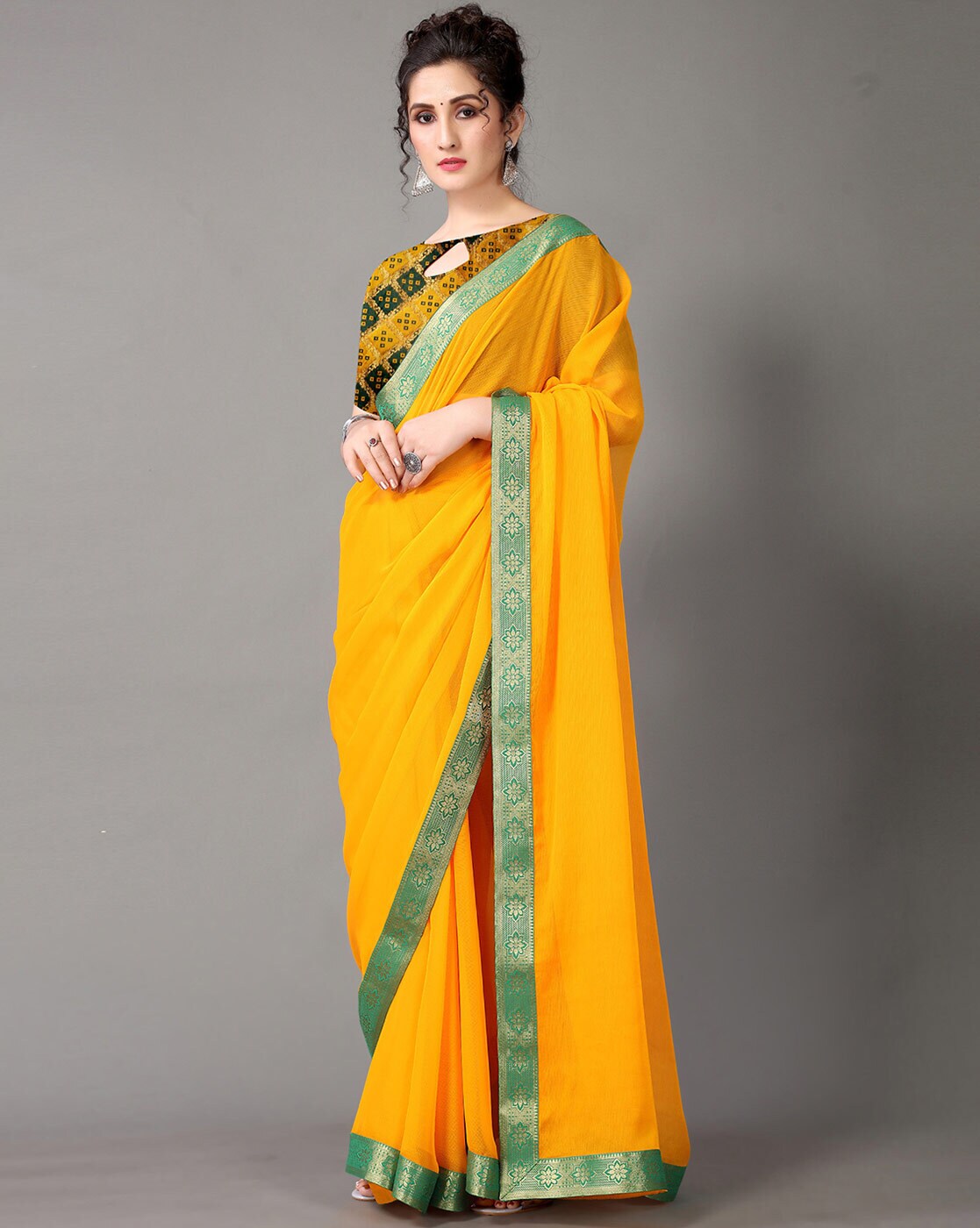 Buy Black Sarees for Women by RHEY Online | Ajio.com