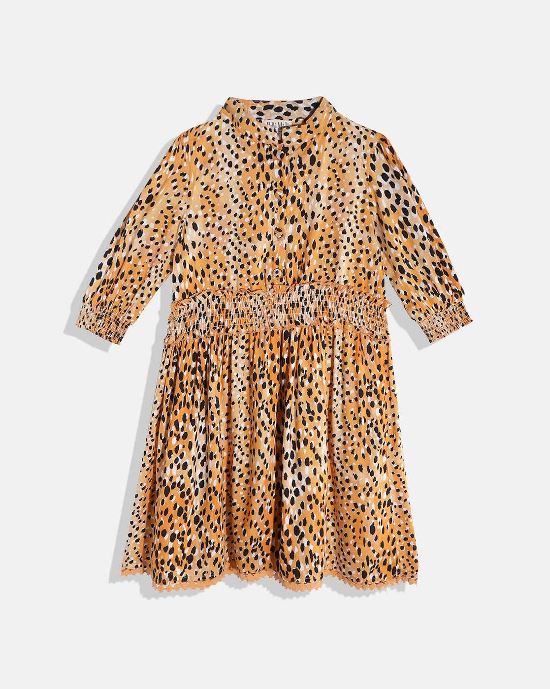 Buy Mustard Dresses & Frocks for Girls by BELLA MODA Online 