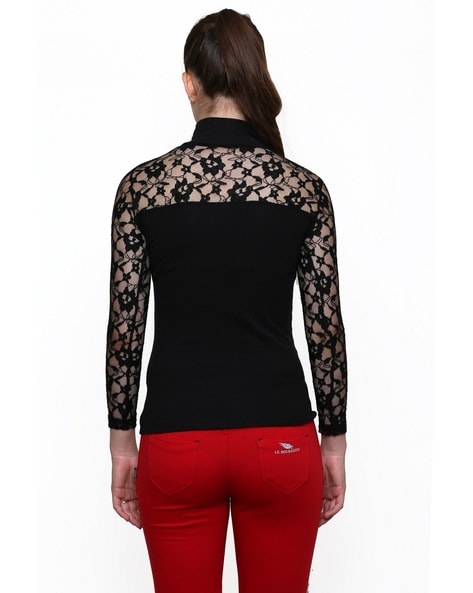 Buy Black Tops for Women by LE BOURGEOIS Online