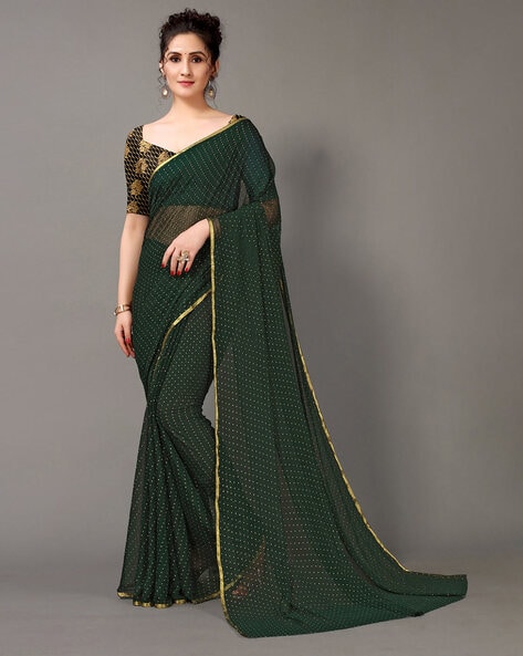 Buy Olive Sarees for Women by Hritika Online