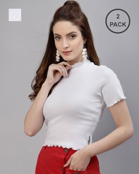 O zip High Neck Top For Women at Rs 250 / Piece in Delhi