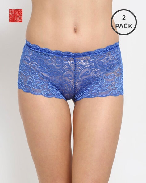 Buy Red & Blue Panties for Women by FRISKERS Online