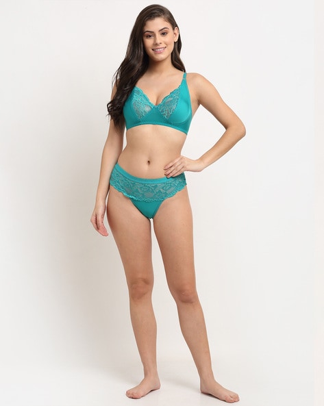 Buy Blue Lingerie Sets for Women by FRISKERS Online