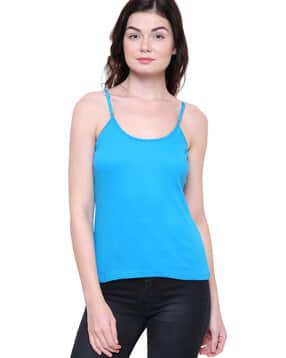 friskers Sleeveless Camisole with Adjustable Strap-picture-49