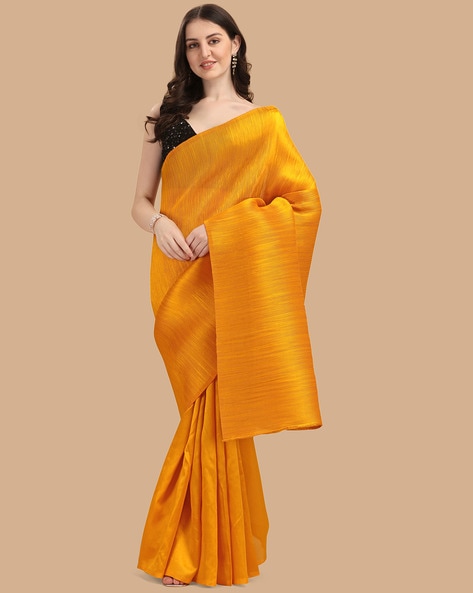 Pink & Orange Pure Crepe Silk Saree | Sakhi Fashions – sakhifashions