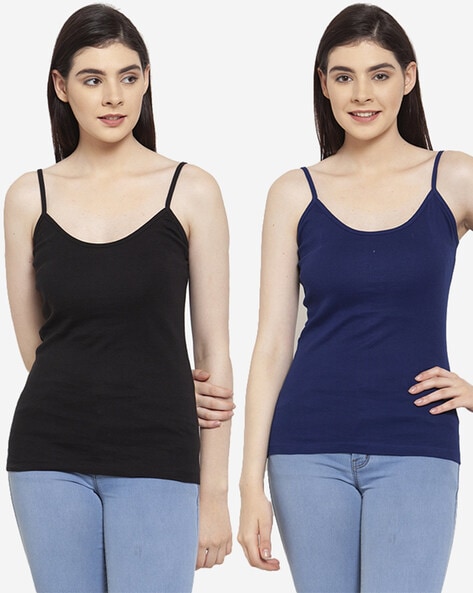 Buy Black Tops & Tshirts for Women by FRISKERS Online