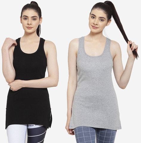Buy Black Tops & Tshirts for Women by FRISKERS Online