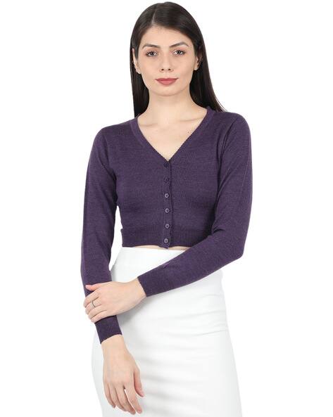 Buy Voilet Sweaters \u0026 Cardigans for 