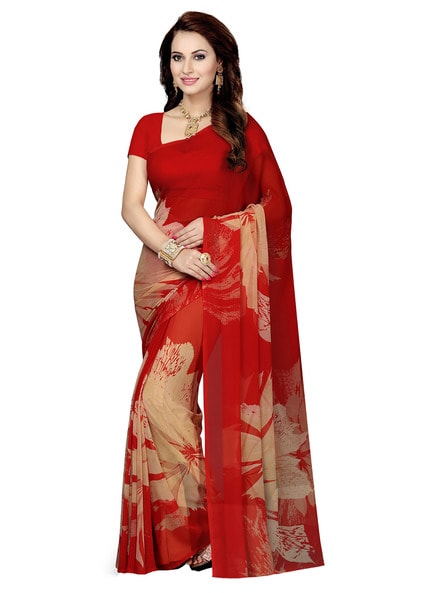 Ishin Floral Traditional Saree