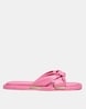 Buy Coach Brooklyn Knot Strap Slide Sandals | Pink Color Women | AJIO LUXE