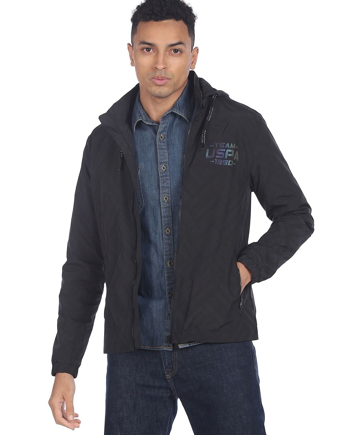 Buy U.S. Polo Assn. Striped Long Sleeves Padded Jacket - Jackets for Men  24030084 | Myntra