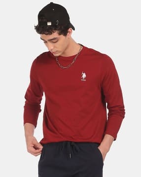 Regular Fit Cotton Crew Neck T-Shirt-image-39