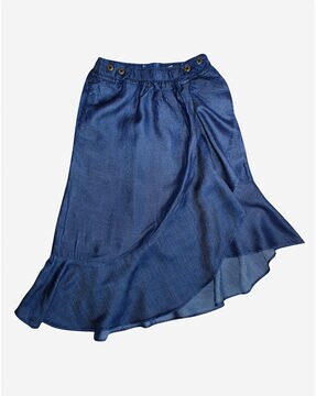 Asymmetric Flared Skirt