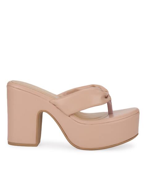Truffle collection Heeled Sandals with PU upper